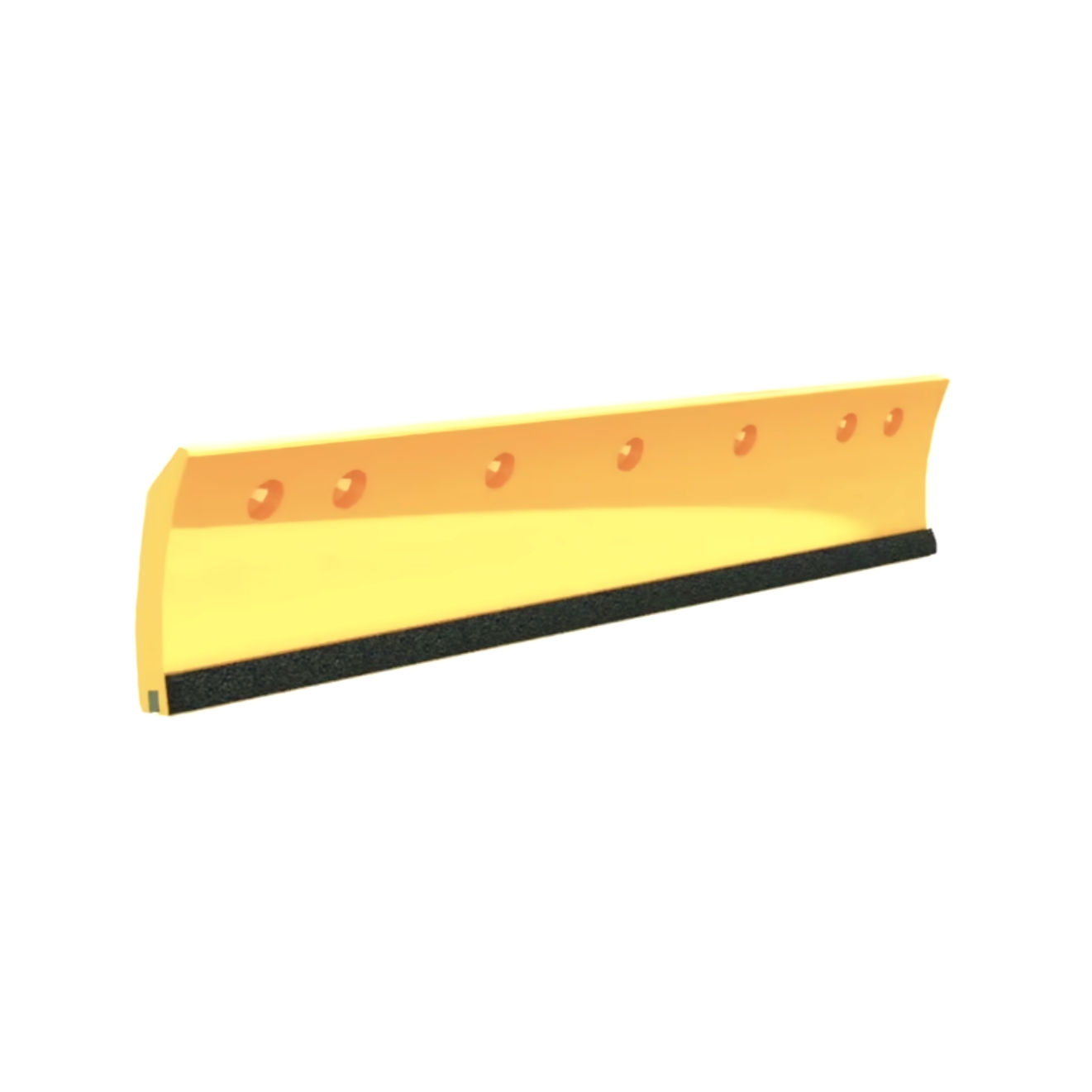 Tungsten carbide insert snow plow blade